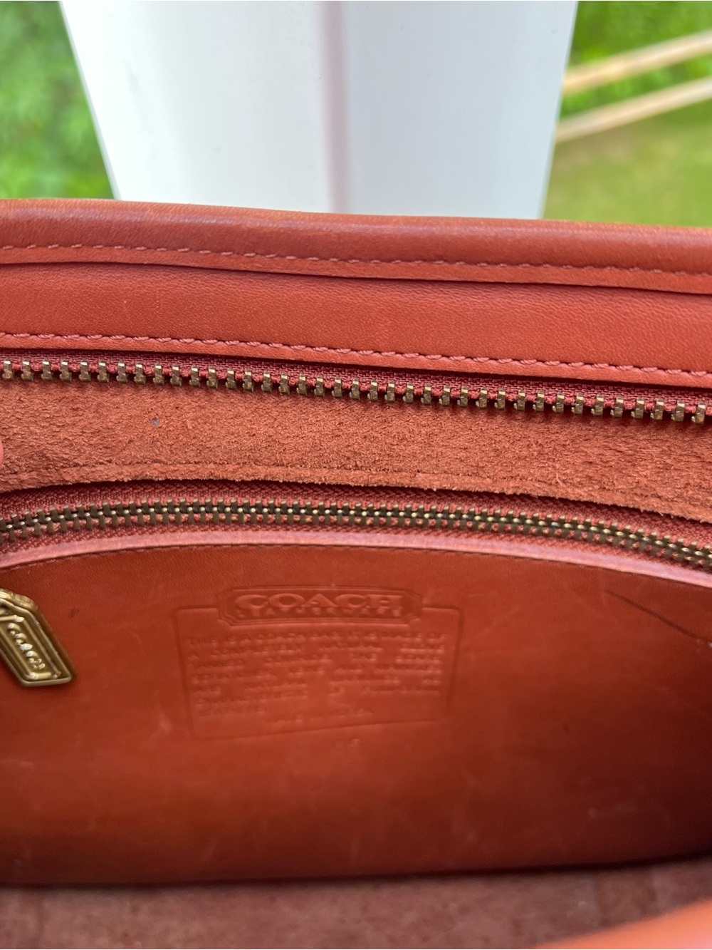 COACH Vintage Turnlock Shoulder bag Brown Leather Classic Elegant Design HandBag - Picture 10 of 13